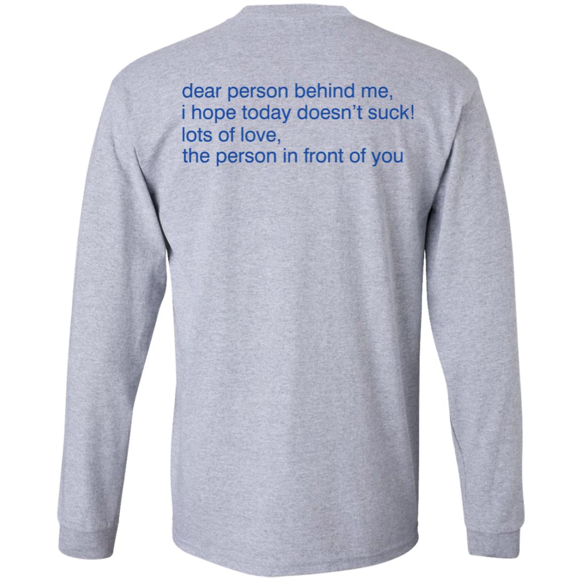 Alexander 23 Merch Dear Person Behind Me Hoodie Shirt Sweatshirt Alexander 23 Merch Dear Person Behind Me Hoodie Shirt Sweatshirt